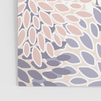  Modern Flowers Print, Coral, Pink and Purple Poster Gallery Image 3