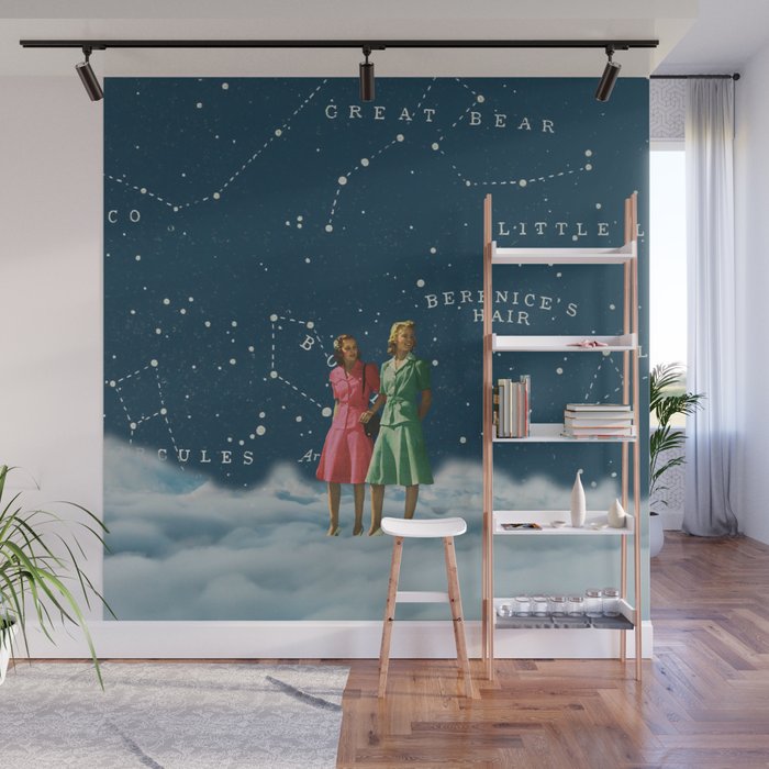 A walk in the Clouds // On Friendship Wall Mural Gallery Image 1