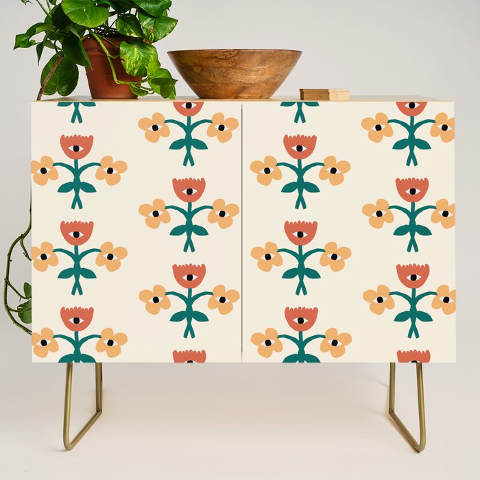 Not Your Gramma's Florals Credenza Gallery Image 1