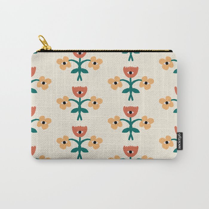 Not Your Gramma's Florals Carry All Pouch Gallery Image 1