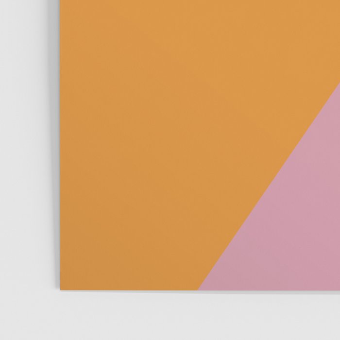 Shapes in Vintage Modern Pink, Orange, Yellow, and Lavender Poster Gallery Image 3