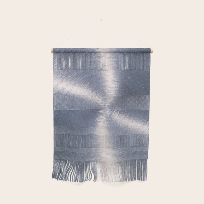 Silver Metallic Stainless Steel Pattern Wall Hanging