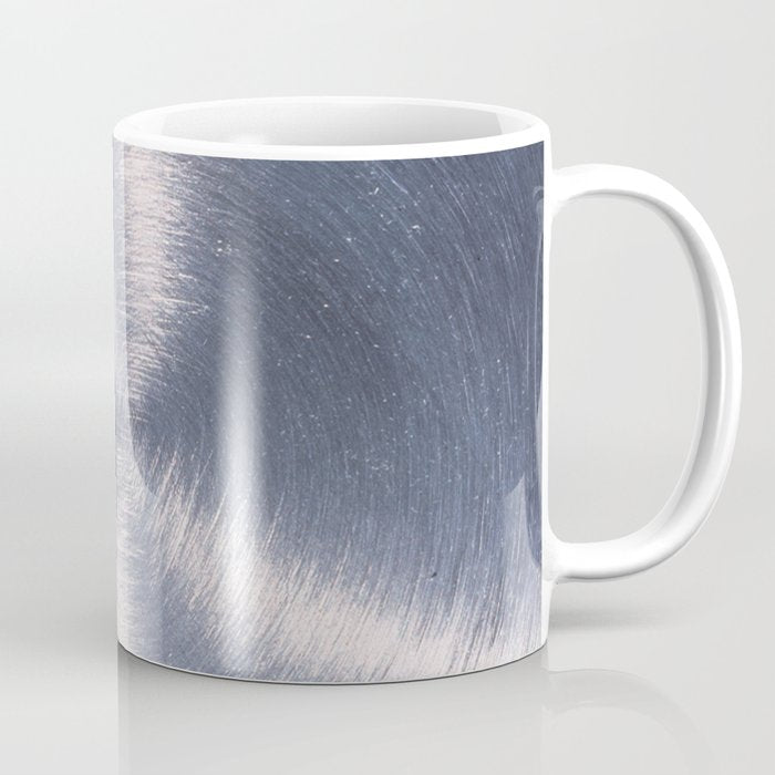 Silver Metallic Stainless Steel Pattern Coffee Mug Gallery Image 1
