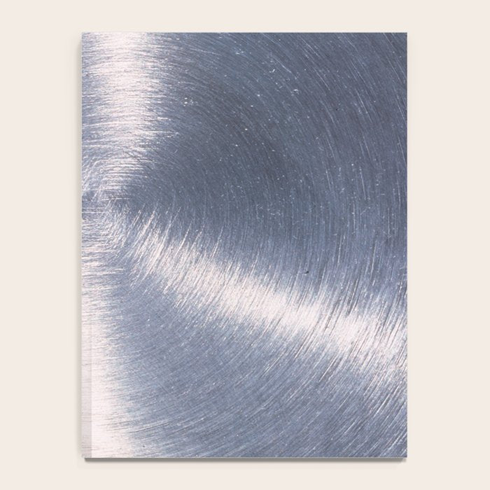 Silver Metallic Stainless Steel Pattern Notebook Gallery Image 4