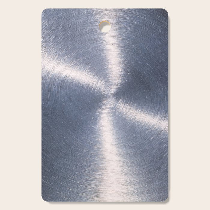Silver Metallic Stainless Steel Pattern Cutting Board Gallery Image 1