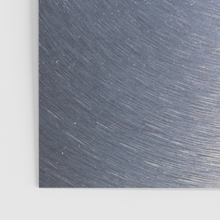 Silver Metallic Stainless Steel Pattern Poster Gallery Image 3
