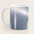 Silver Metallic Stainless Steel Pattern Coffee Mug Gallery Image 3