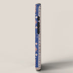 Navy Angel Jewels Kazak Rug iPhone Case Gallery Image 2