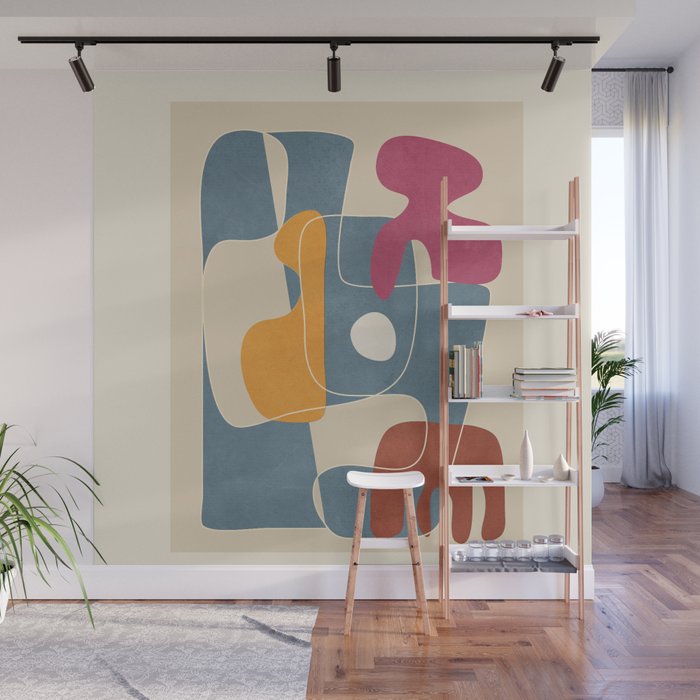 Organic Rhythms 4 Wall Mural Gallery Image 1