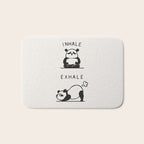 Inhale Exhale Panda Bath Mat Gallery Image 1