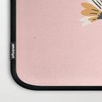 Bumble Bee Flowers Pink Laptop Sleeve Gallery Image 3