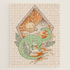 Aeon Archway: Apatosaurus | Dinosaur Science Fiction Art Jigsaw Puzzle Gallery Image 1