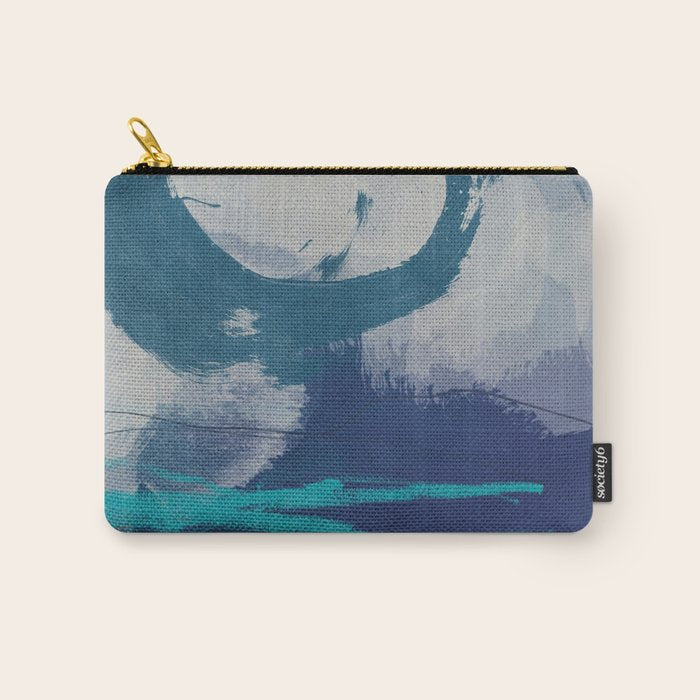 sea ocean abstract art 2021 3 Carry All Pouch Gallery Image 1