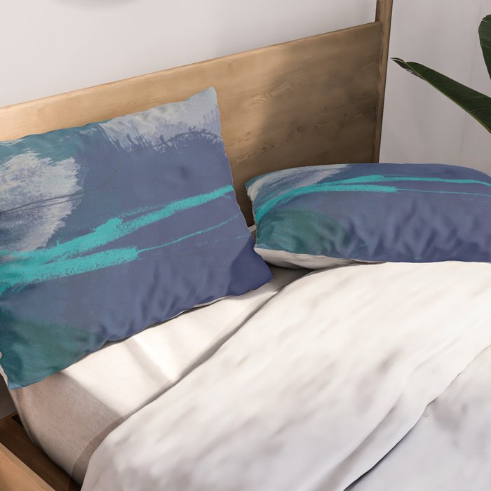 sea ocean abstract art 2021 3 Pillow Sham Gallery Image 2