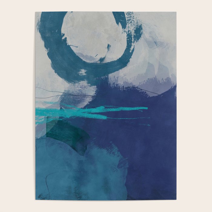 sea ocean abstract art 2021 3 Poster Gallery Image 1