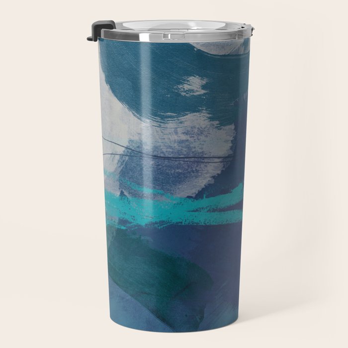 sea ocean abstract art 2021 3 Travel Mug Gallery Image 3