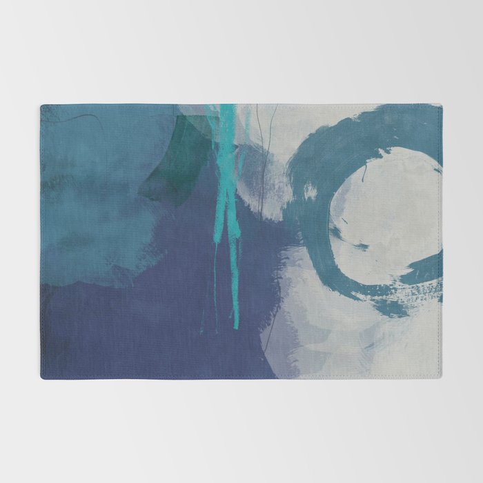 sea ocean abstract art 2021 3 Rug Gallery Image 2