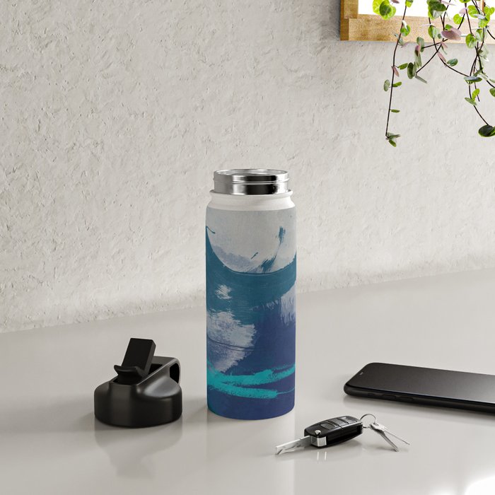 sea ocean abstract art 2021 3 Water Bottle Gallery Image 4