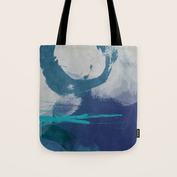 sea ocean abstract art 2021 3 Tote Bag Gallery Image 1
