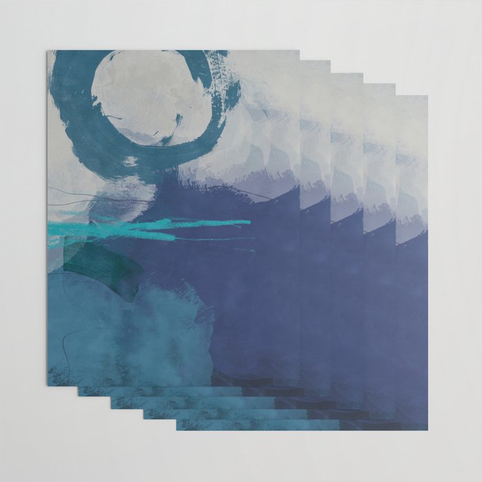 sea ocean abstract art 2021 3 Wrapping Paper Gallery Image 3