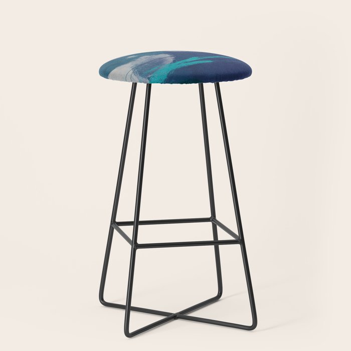 sea ocean abstract art 2021 3 Stool Gallery Image 1