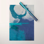 sea ocean abstract art 2021 3 Wrapping Paper Gallery Image 1