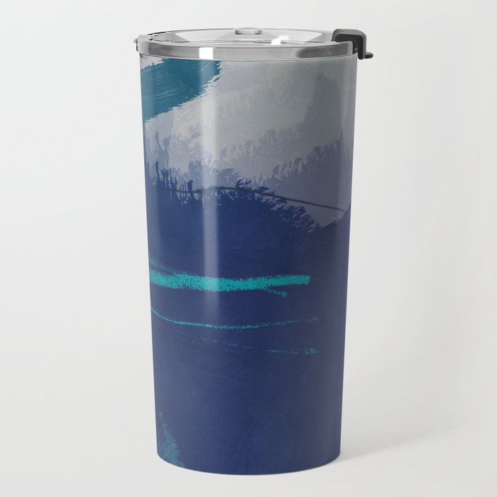 sea ocean abstract art 2021 3 Travel Mug Gallery Image 2