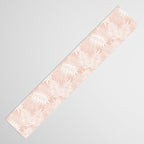 Palm Leaves . Peachy Pink Table Runner Gallery Image 3