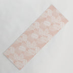 Palm Leaves . Peachy Pink Yoga Mat Gallery Image 1