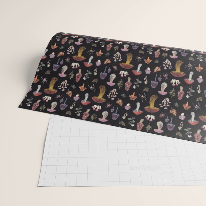 Mushrooms Wrapping Paper Gallery Image 2