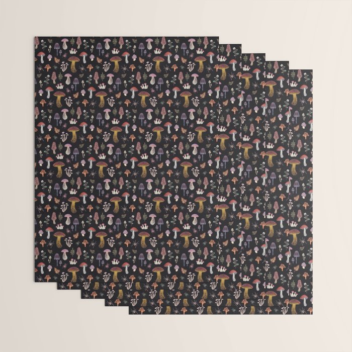 Mushrooms Wrapping Paper Gallery Image 3