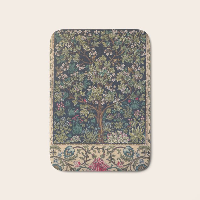 William Morris Tree of Life Bath Mat Gallery Image 1