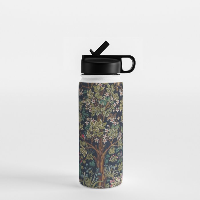 William Morris Tree of Life Water Bottle Gallery Image 1