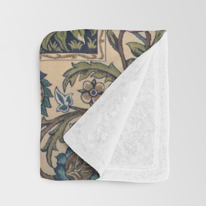 William Morris Tree of Life Throw Blanket Gallery Image 3