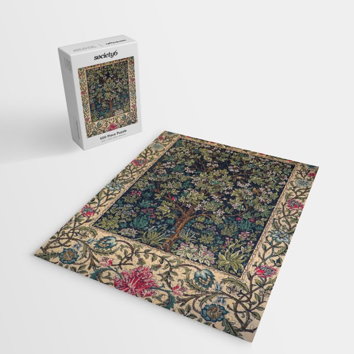 William Morris Tree of Life Jigsaw Puzzle Gallery Image 2