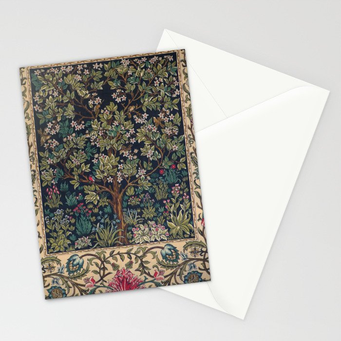 William Morris Tree of Life Stationery Card Gallery Image 2
