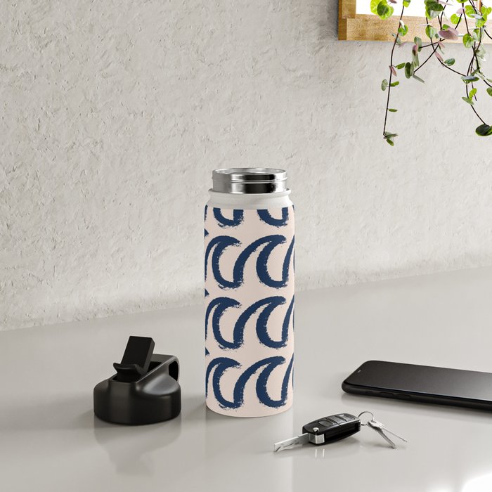 Ocean waves  Water Bottle Gallery Image 4