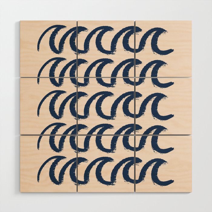 Ocean waves  Wood Wall Art Gallery Image 1