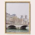 Notre Dame Cathedral on the Seine - Travel Photography, Paris  Serving Tray Gallery Image 1