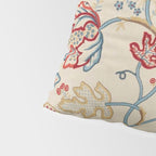 William Morris Vintage Theodosia Wine Indigo Red Blue Pattern Pillow Sham Gallery Image 4