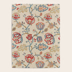 William Morris Vintage Theodosia Wine Indigo Red Blue Pattern Poster Gallery Image 4