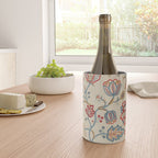 William Morris Vintage Theodosia Wine Indigo Red Blue Pattern Wine Chiller Gallery Image 4