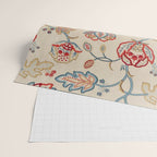 William Morris Vintage Theodosia Wine Indigo Red Blue Pattern Wrapping Paper Gallery Image 2