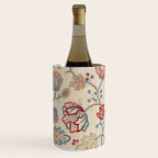 William Morris Vintage Theodosia Wine Indigo Red Blue Pattern Wine Chiller Gallery Image 3