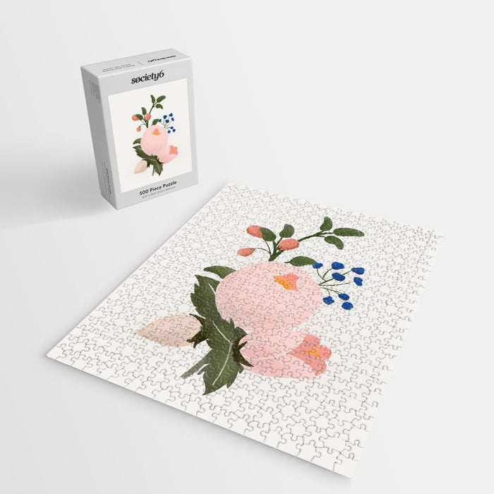 Delicate florals no2 Jigsaw Puzzle Gallery Image 2