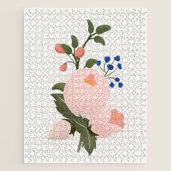 Delicate florals no2 Jigsaw Puzzle Gallery Image 1