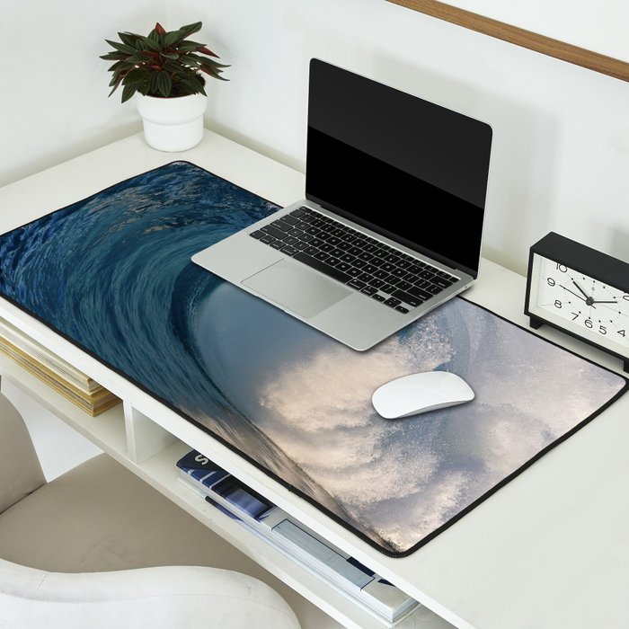 Morning Sunshine Barrel - John Minar Photography  Desk Mat Gallery Image 2