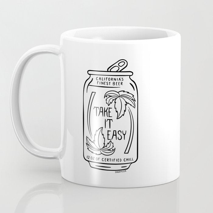 TAKE IT EASY BEER Coffee Mug Gallery Image 3