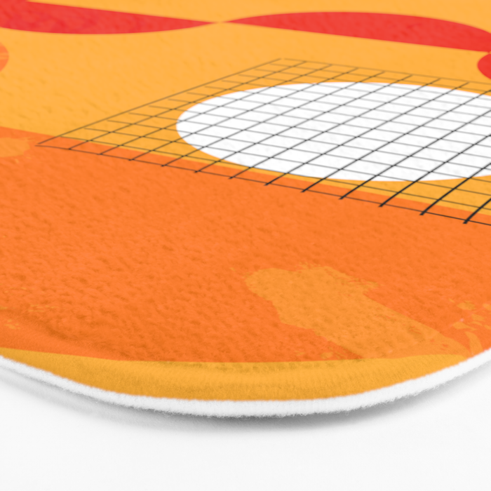Mid-century shapes abstract no7 Bath Mat Gallery Image 3