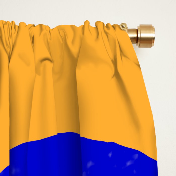 Mid-century shapes abstract no7 Window Curtain Gallery Image 2